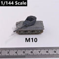 WWII UK Army M10 Tank Destroyer,3D Printed,1/144 Scale Mini Tank Model,Resin