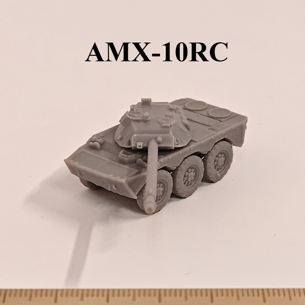 French AMX-10RC, 3D Printed ,1/144 Scale Mini Tank Model,Resin