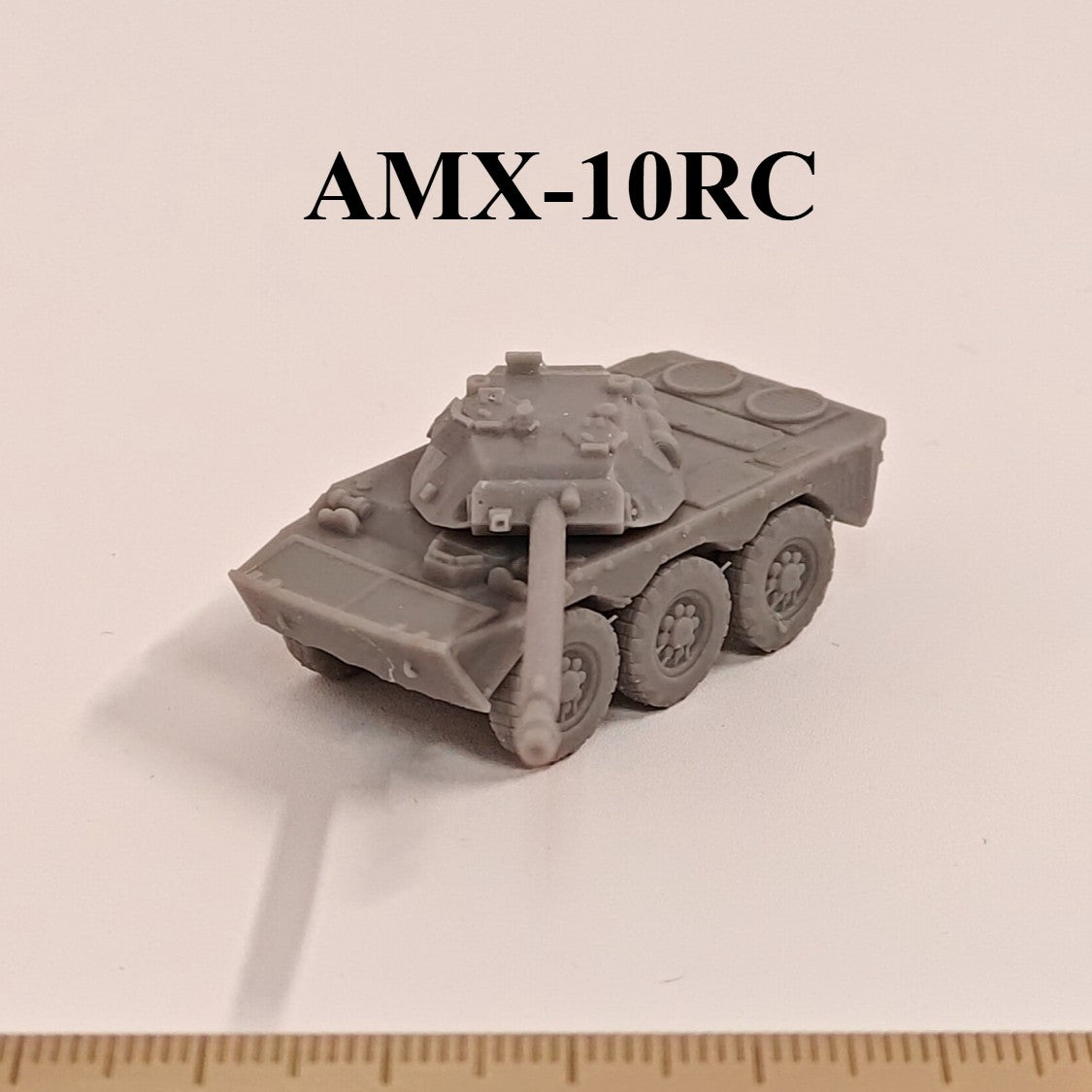 French AMX-10RC, 3D Printed ,1/144 Scale Mini Tank Model,Resin