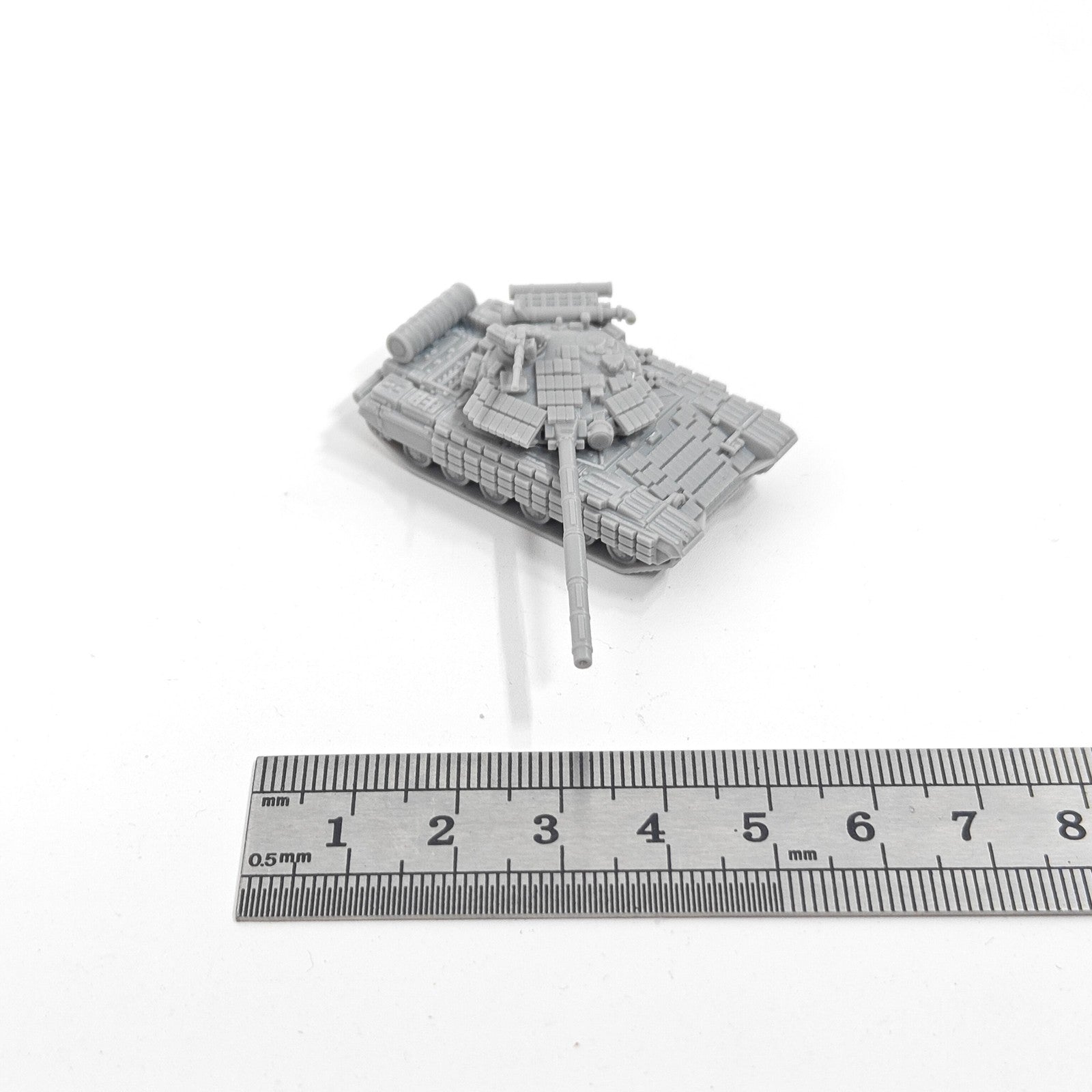 Soviet T-64BV Main Battle Tank,3D Printed,1/144 Scale Mini Tank Model,Resin