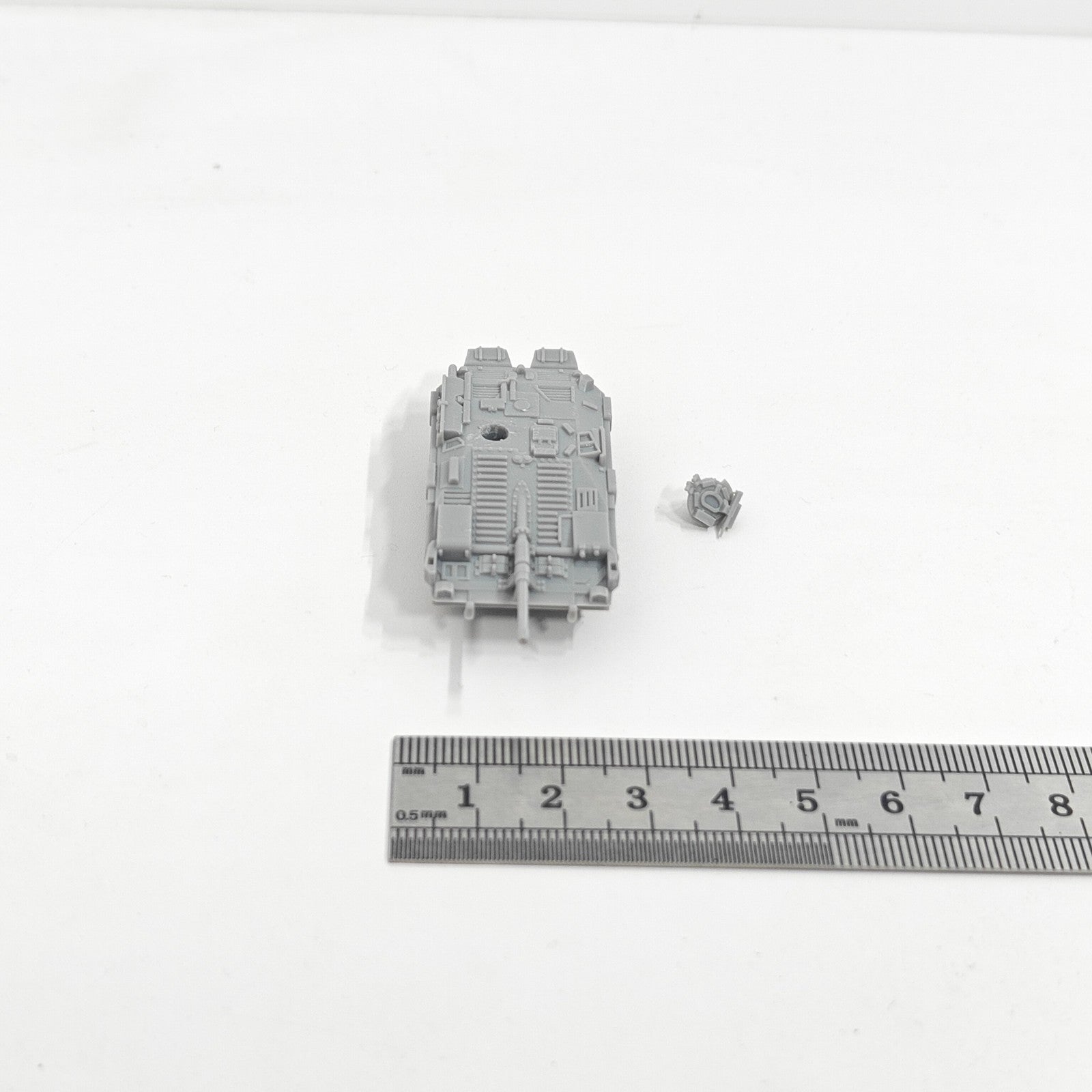 Swedish Strv 103 Tank Destroyer,3D Printed,1/144 Scale Mini Tank Model,Resin