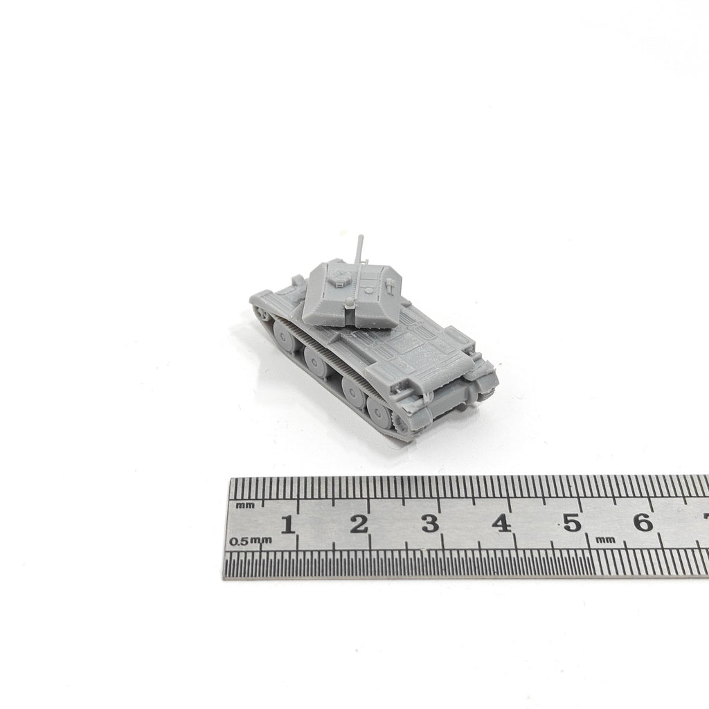 WWII UK Army A13 Covenanter TANK,3D Printed,1/144 Scale Mini Tank Model,Resin