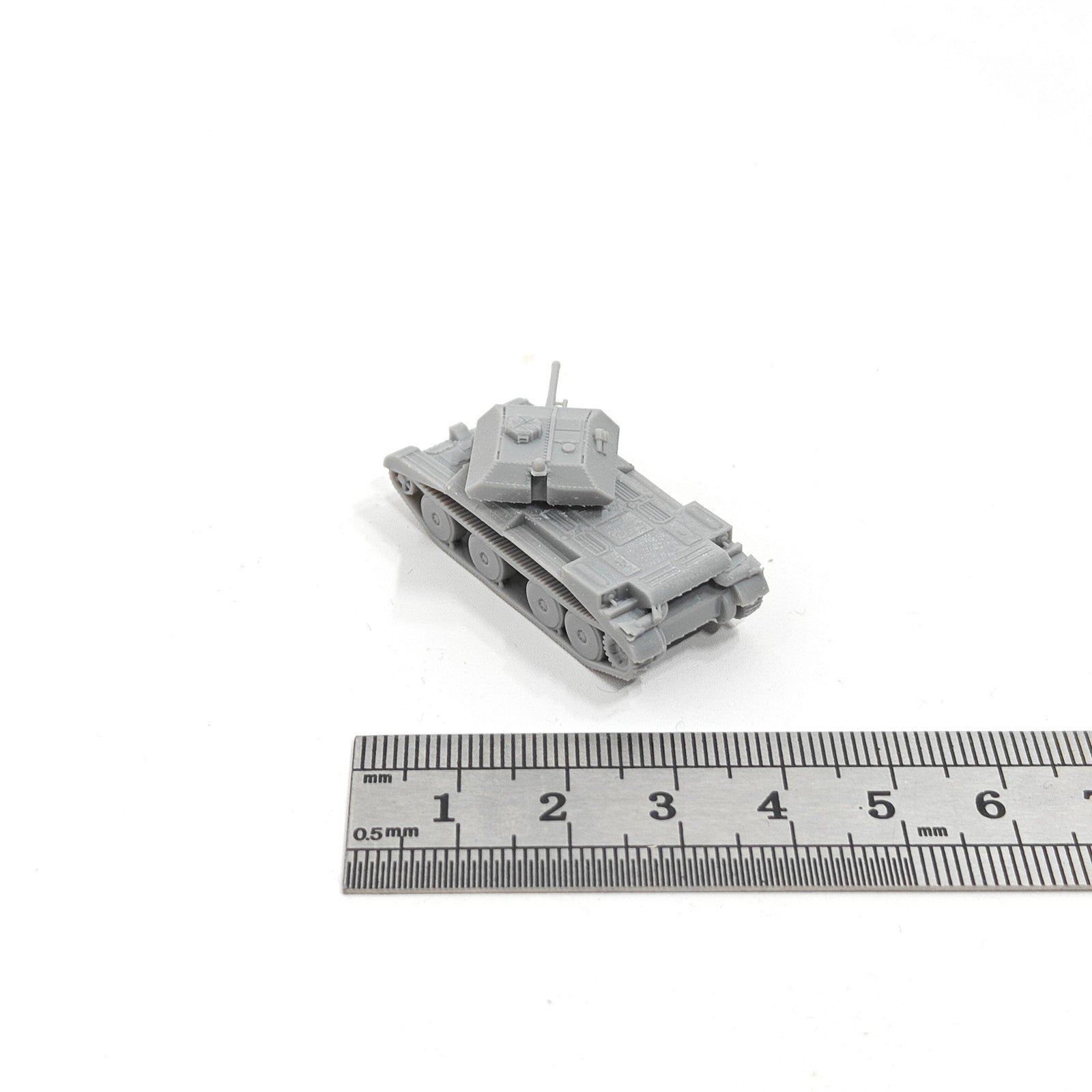 WWII UK Army A13 Covenanter TANK,3D Printed,1/144 Scale Mini Tank Model,Resin