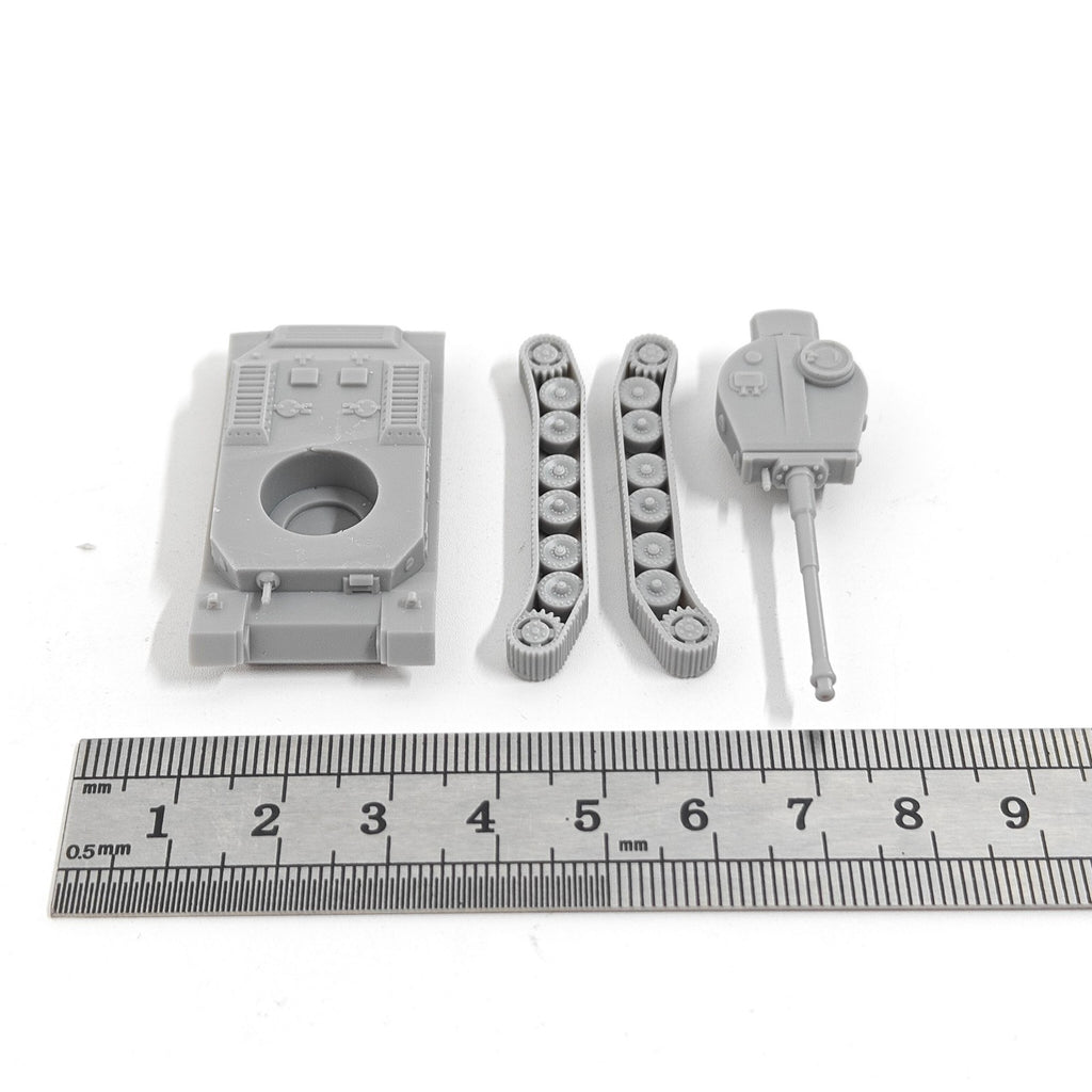 WWII German VK 45.01 (P) Heavy Tank,3D Printed,1/144 Scale Mini Tank Model,Resin