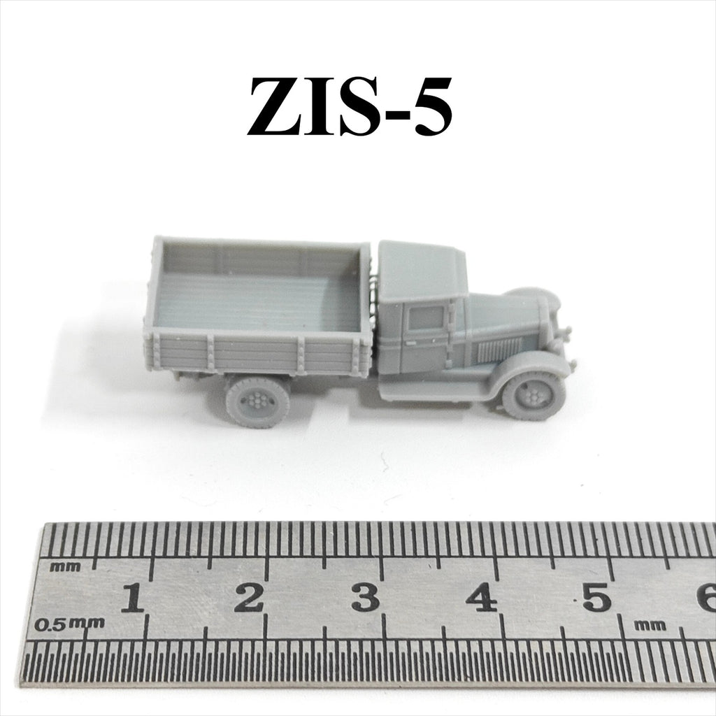 WWII Soviet ZIS-5 Truck,3D Printed,1/144 Scale Mini Tank Model,Resin