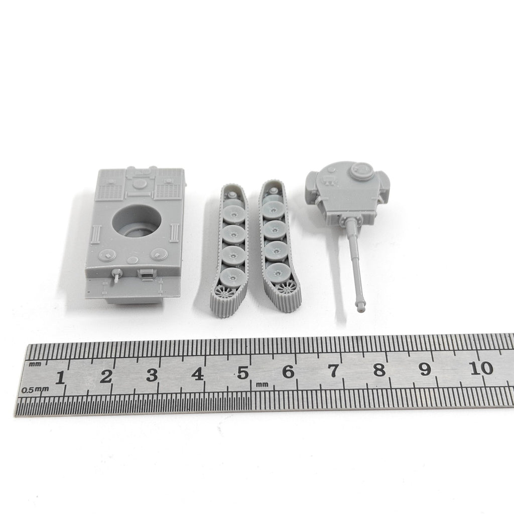 WWII German Tiger I Heavy Tank,3D Printed,1/144 Mini Tank Model,Resin