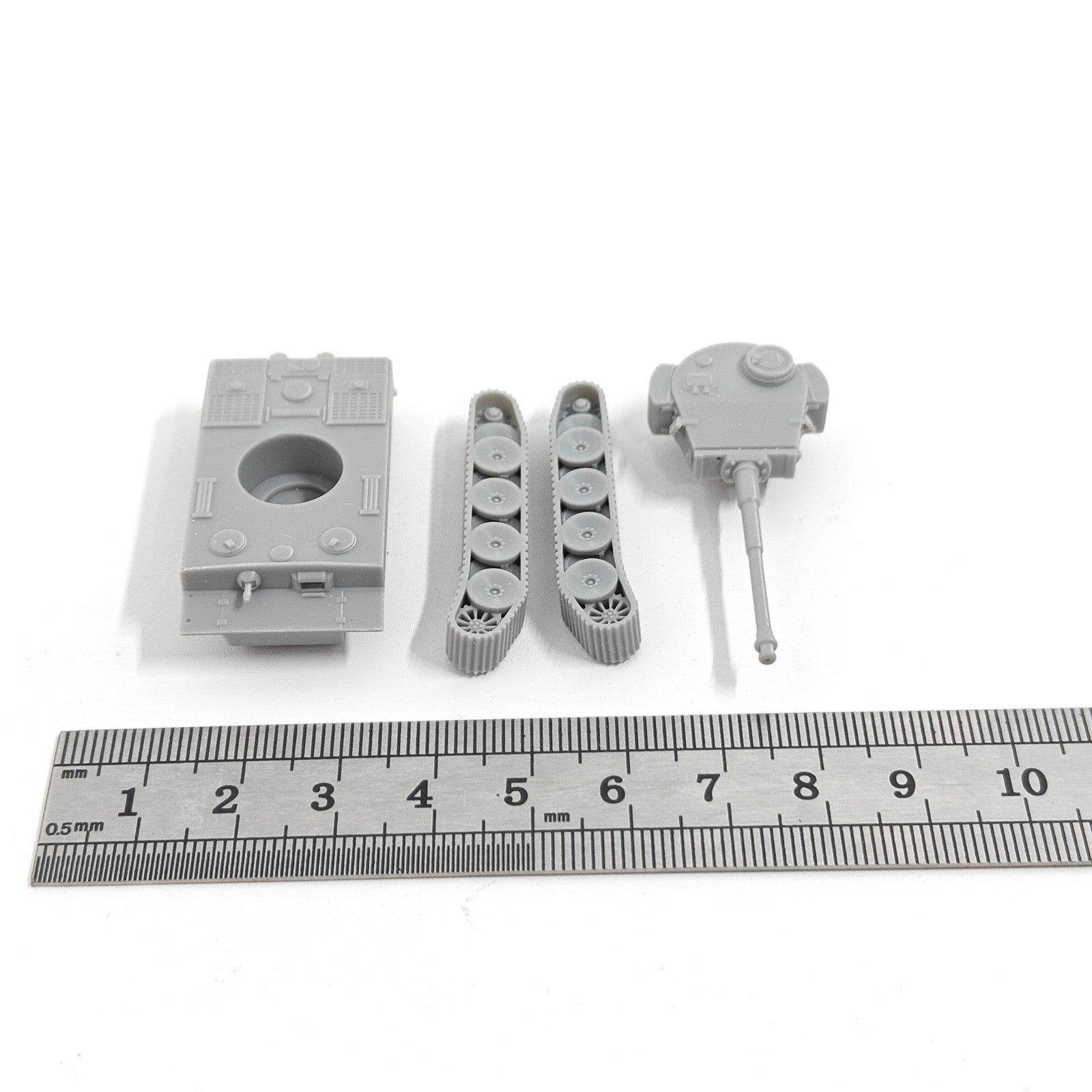 WWII German Tiger I Heavy Tank,3D Printed,1/144 Mini Tank Model,Resin