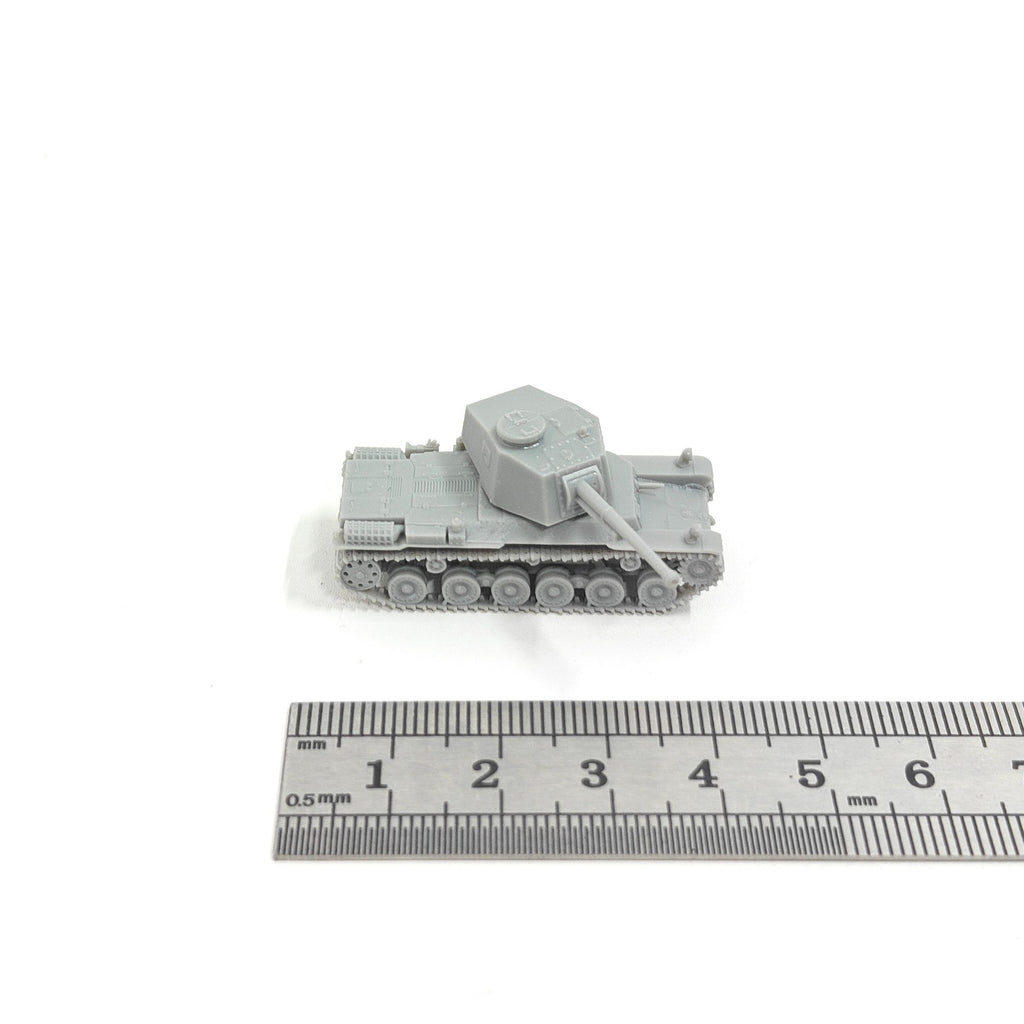 Japanese Type 3 Medium Tank,3D Printed,1/144 Scale Mini Tank Model,Resin