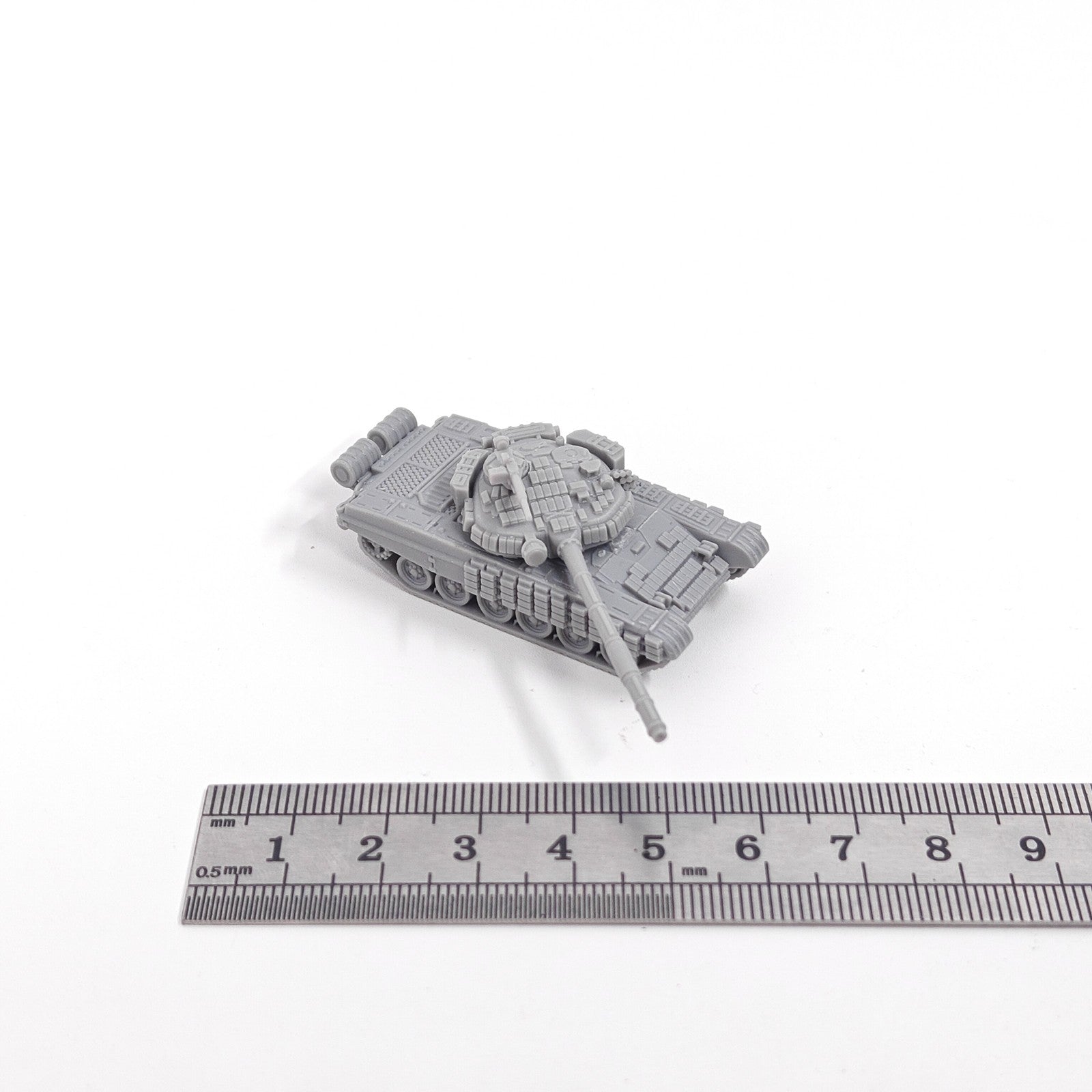 Soviet T-72BV Main Battle Tank,3D Printed,1/144 Scale Mini Tank Model,Resin