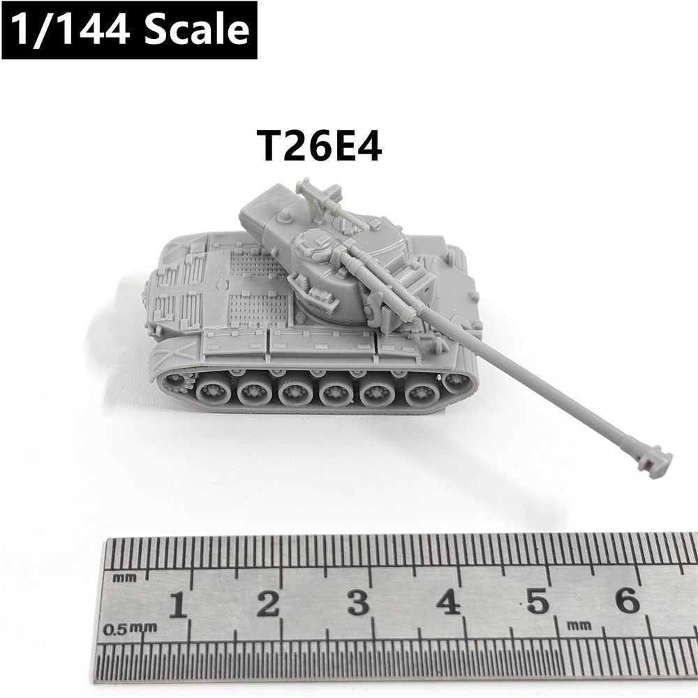T26E4 SuperPershingTank,3D Printed,1/144 Scale Mini Tank Model,Resin