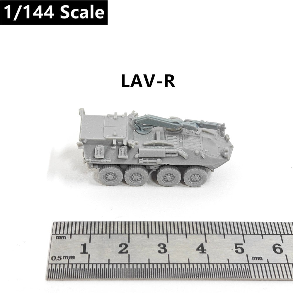 U.S. Army LAV-R Repair Vehicle, 3D Printed ,1/144 Scale Mini Tank Model,Resin