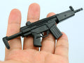 1/6 Scale Mini Gun Model, HK416 MP40 AK47 SVD TAC-50 M46 G36 PKP M240 Machine Gun，Plastic, Black,Easy To Assemble,For 12'' Action Figure