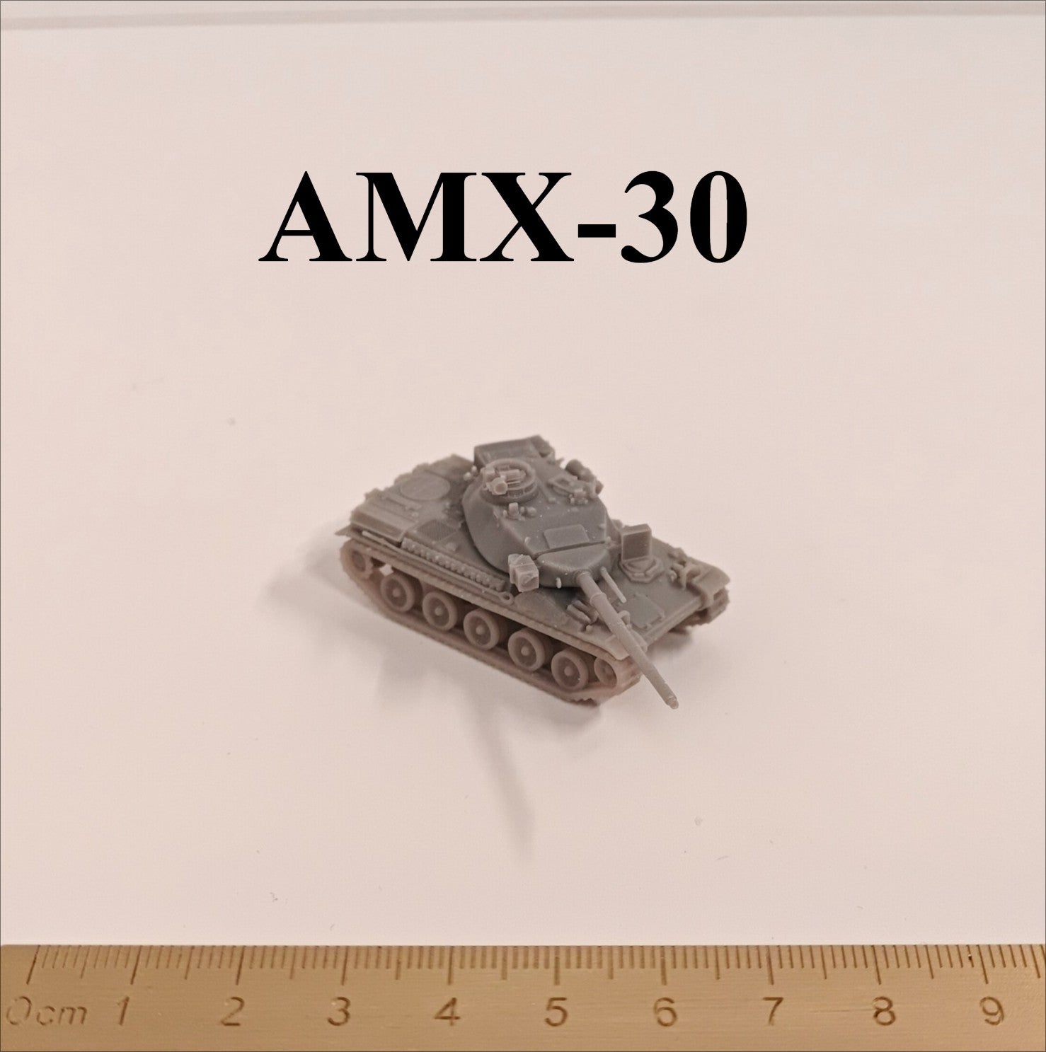 AMX-30 Main Battle Tank, 3D Printed ,1/144 Scale Mini Tank Model,Resin