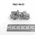 Italian 3RO 90/53 Antiaircraft Gun,3D Printed,1/144 Scale Mini Tank Model,Resin