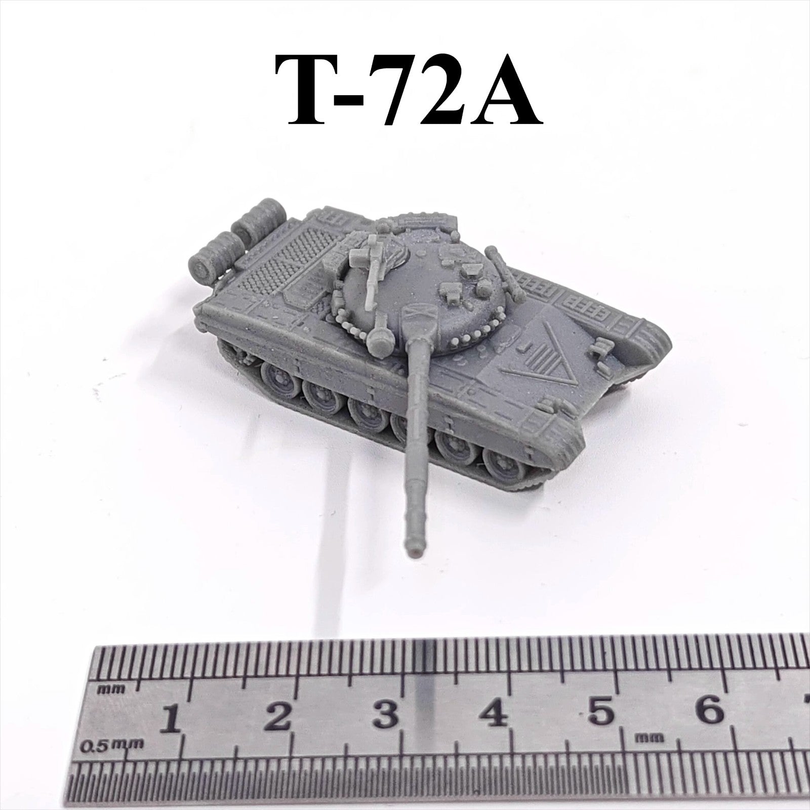Soviet T-72A Main Battle Tank,3D Printed,1/144 Scale Mini Tank Model,Resin