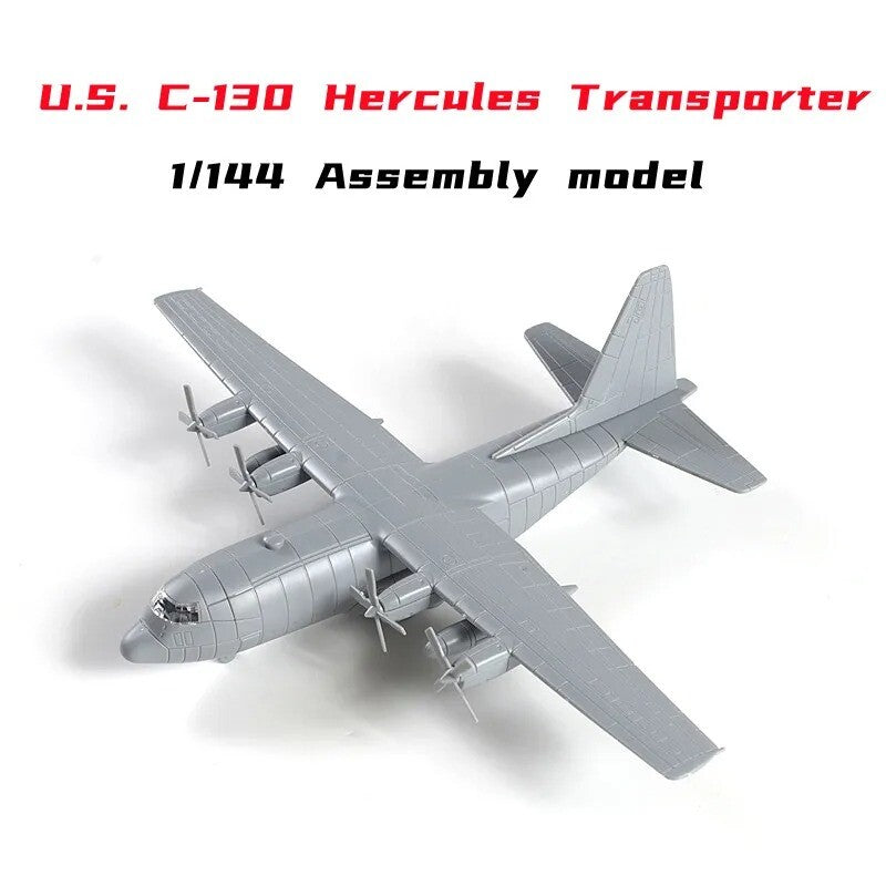 1/144 Scale C-130 An-12 H-6K Tu-22m3 Aircraft Assemble Plastic Model Toy