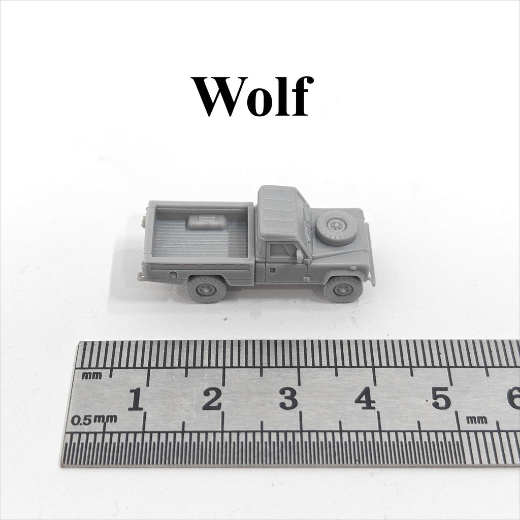 British Wolf Reconnaissance Vehicle,3D Printed,1/144 Scale Mini Tank Model,Resin