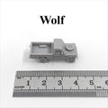 British Wolf Reconnaissance Vehicle,3D Printed,1/144 Scale Mini Tank Model,Resin