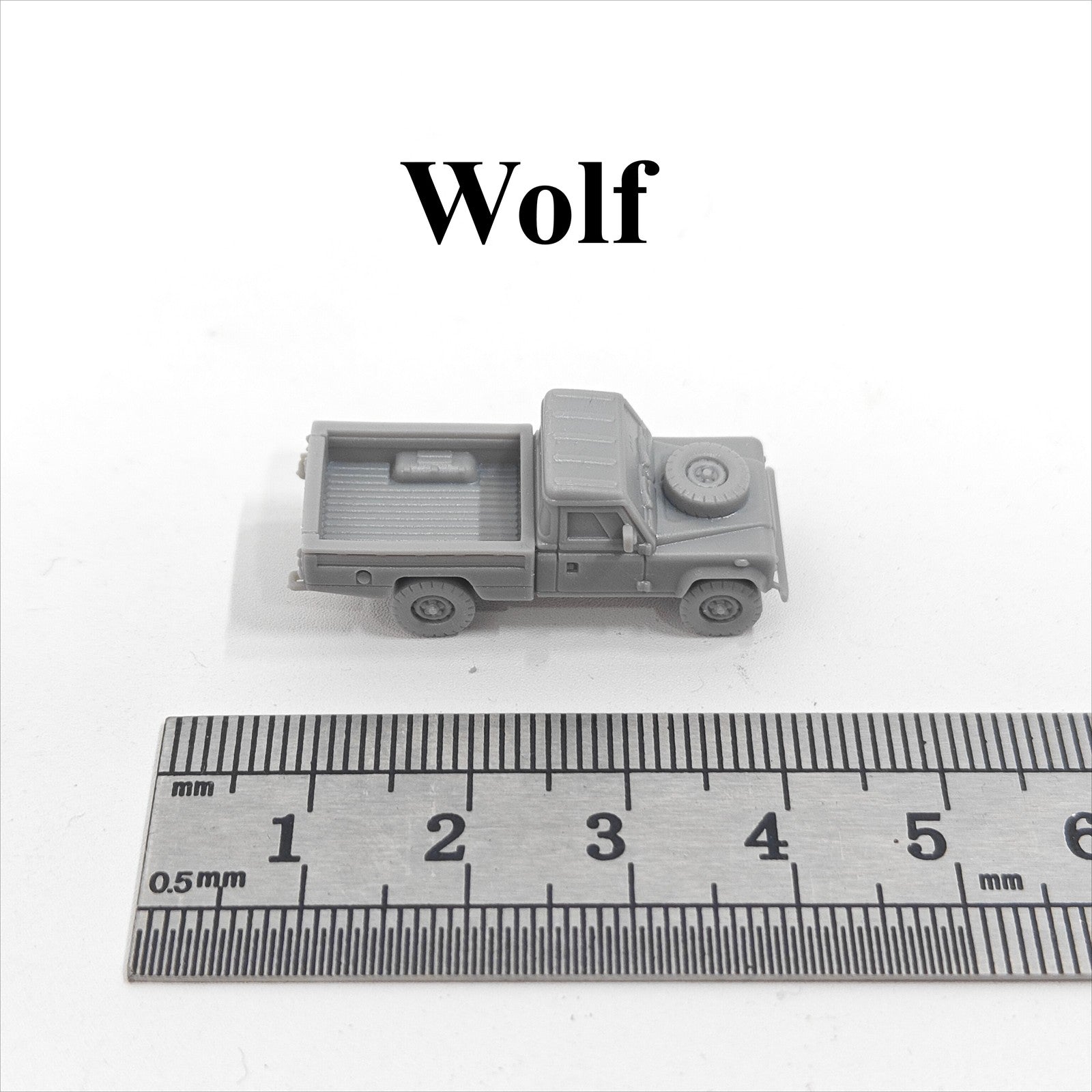 British Wolf Reconnaissance Vehicle,3D Printed,1/144 Scale Mini Tank Model,Resin