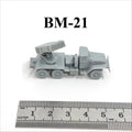 Soviet BM-21 Rocket Artillery,3D Printed,1/144 Scale Mini Tank Model,Resin