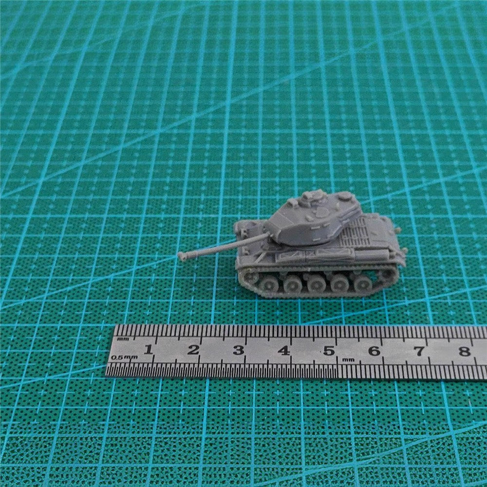 WWII US Army M41 Tank, 3D Printed ,1/144 Scale Mini Tank Model,Resin
