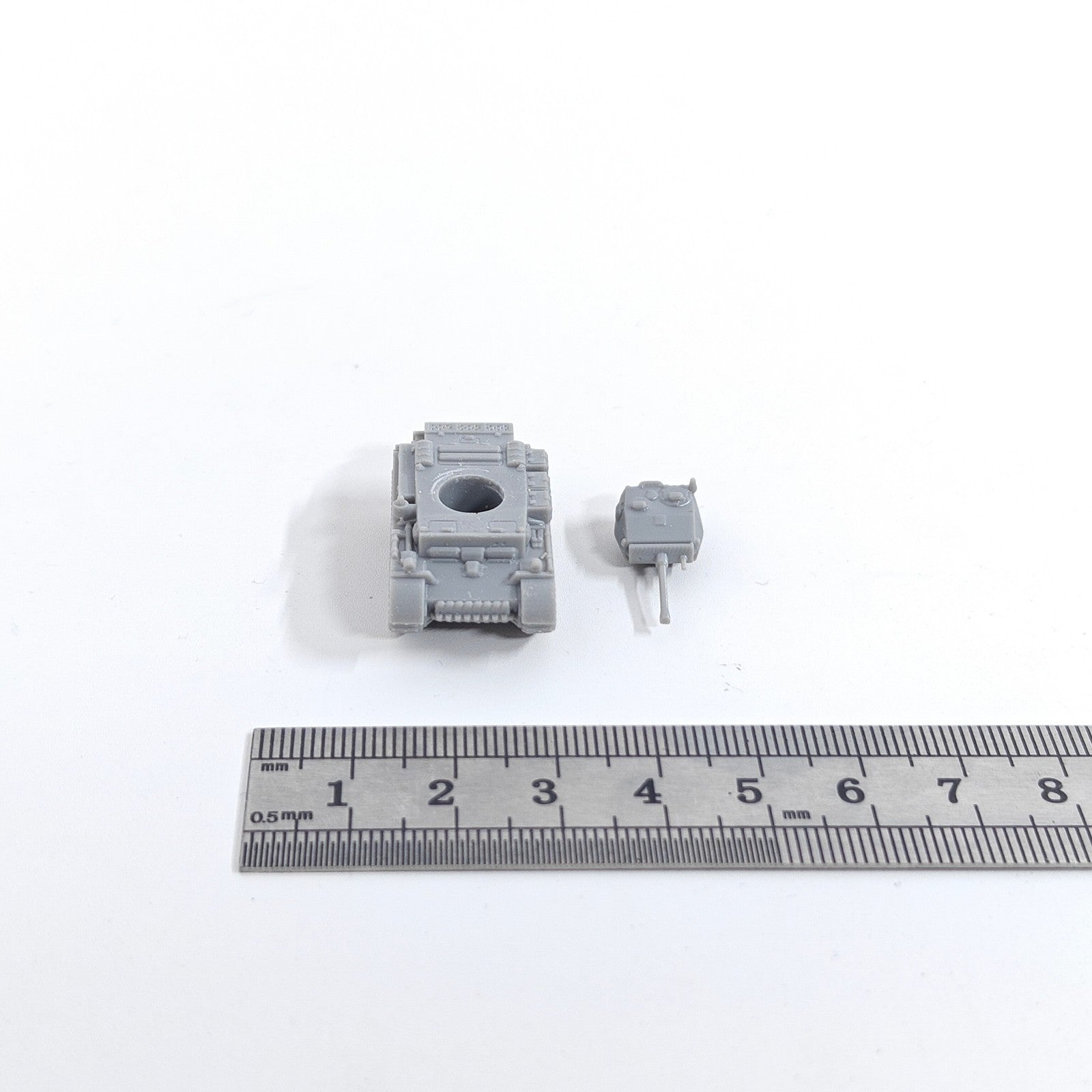 WWII German Panzer II Ausf. L Luchs Light Tank,3D Printed,1/144 Mini Model,Resin