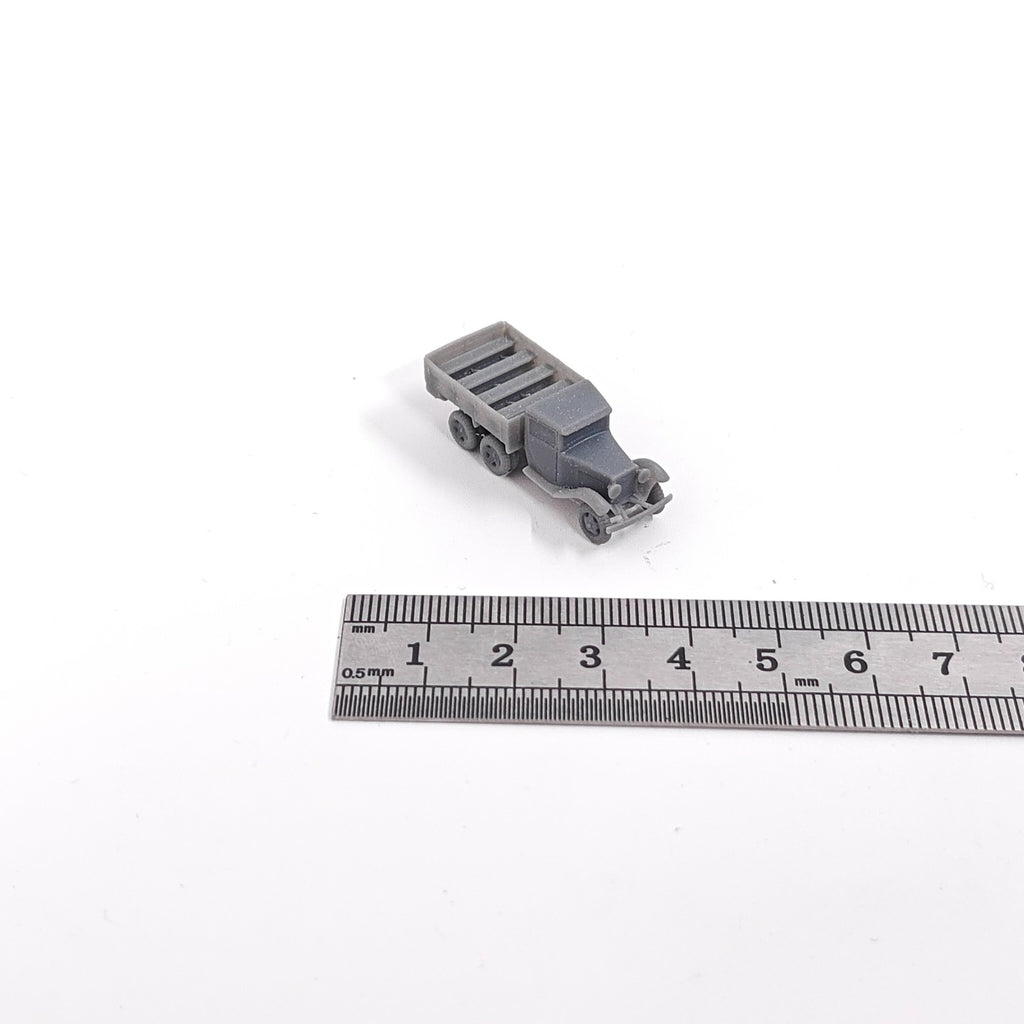 WWII Soviet GAZ-AAA Heavy Truck,3D Printed,1/144 Scale Mini Tank Model,Resin