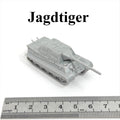 WWII German Jagdtiger Tank Destroyer,3D Printed,1/144 Mini Tank Model,Resin