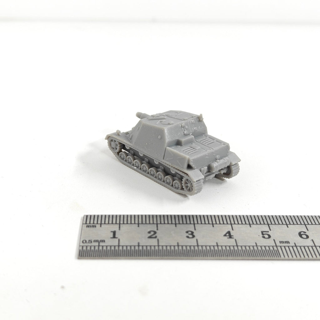 WWII German Sturmpanzer IV Brummbaer Tank,3D Printed,1/144 Scale Model,Resin