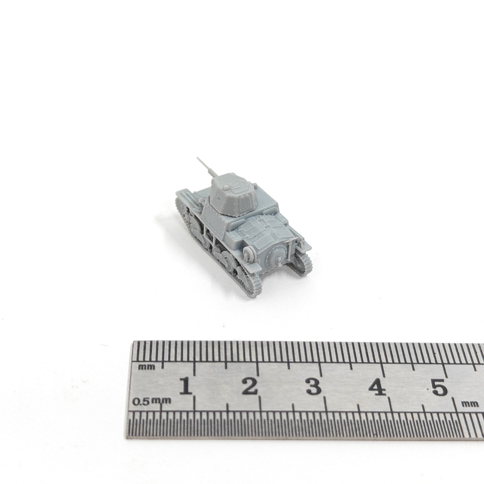 Italian L640 Light Tank,3D Printed,1/144 Scale Mini Tank Model,Resin