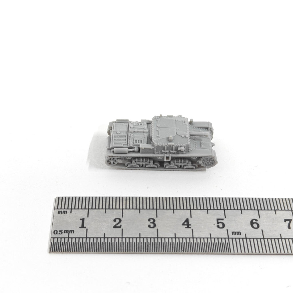 WWII Italian M41 75/18 Assault Gun,3D Printed,1/144 Scale Mini Tank Model,Resin