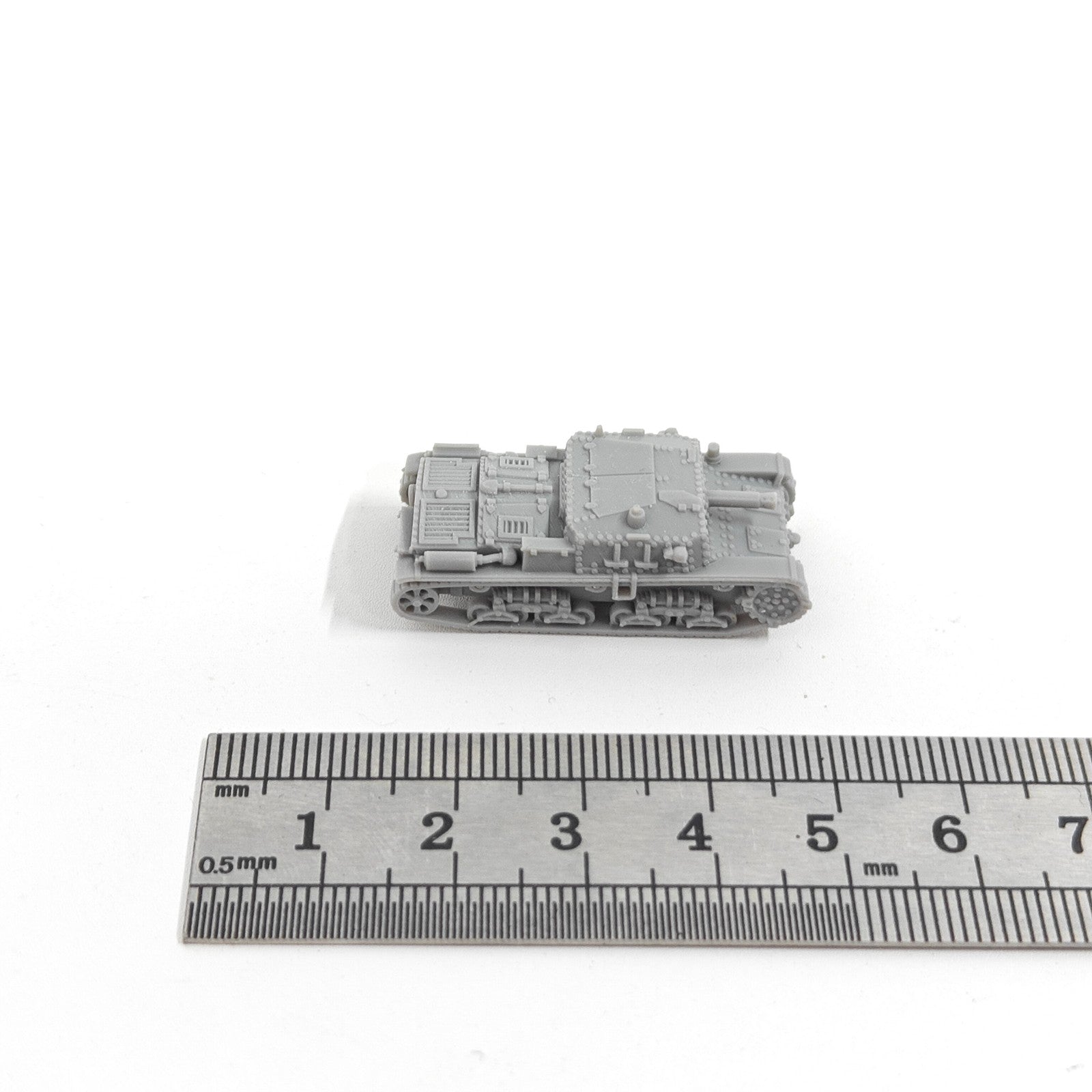 WWII Italian M41 75/18 Assault Gun,3D Printed,1/144 Scale Mini Tank Model,Resin