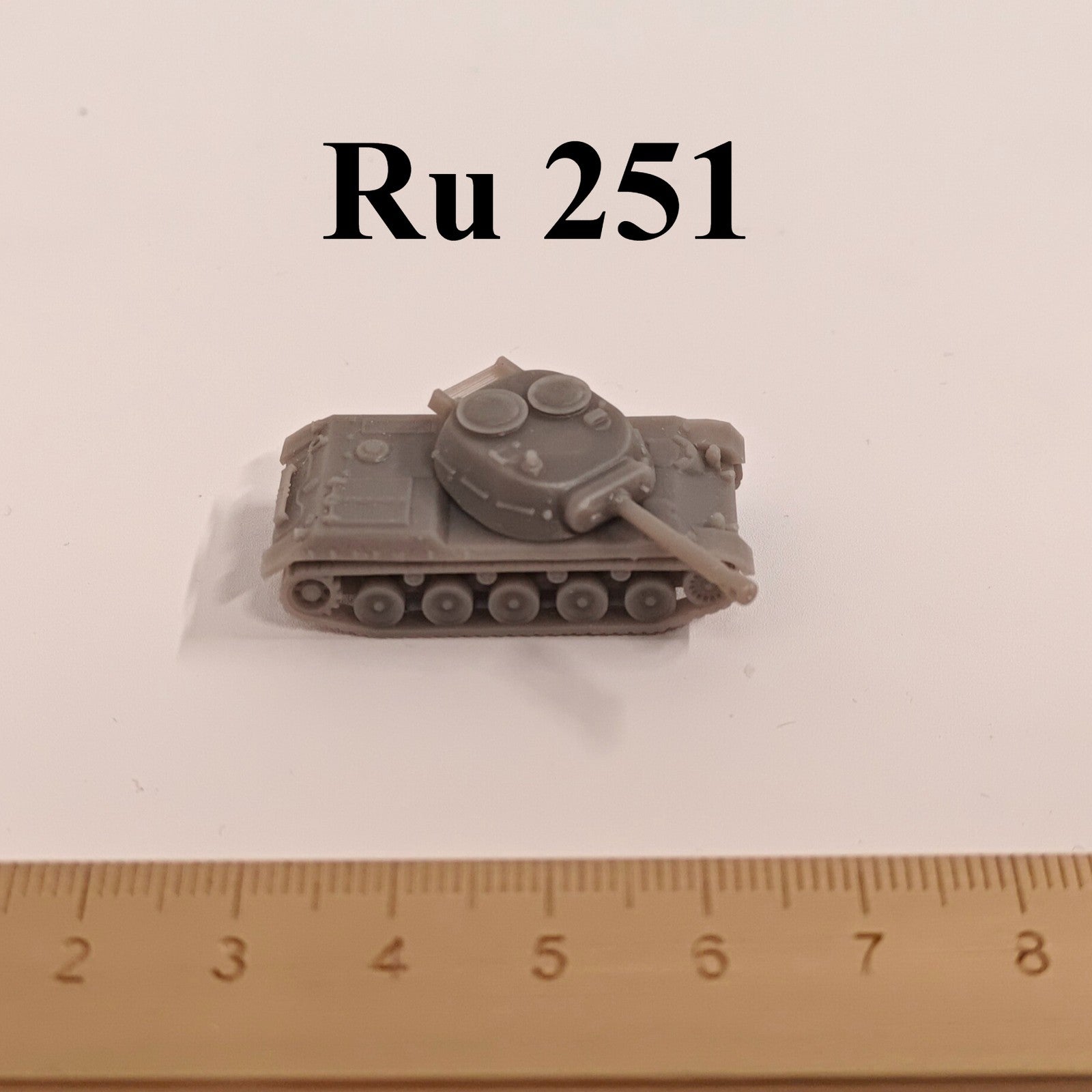 German Ru 251 Light Tank,3D Printed,1/144 Scale Mini Tank Model,Resin