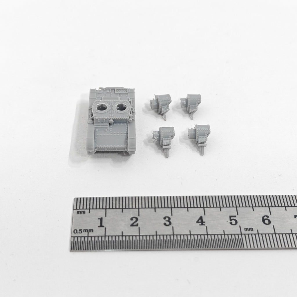 Soviet T-26A Light Tank,3D Printed,1/144 Scale Mini Tank Model,Resin