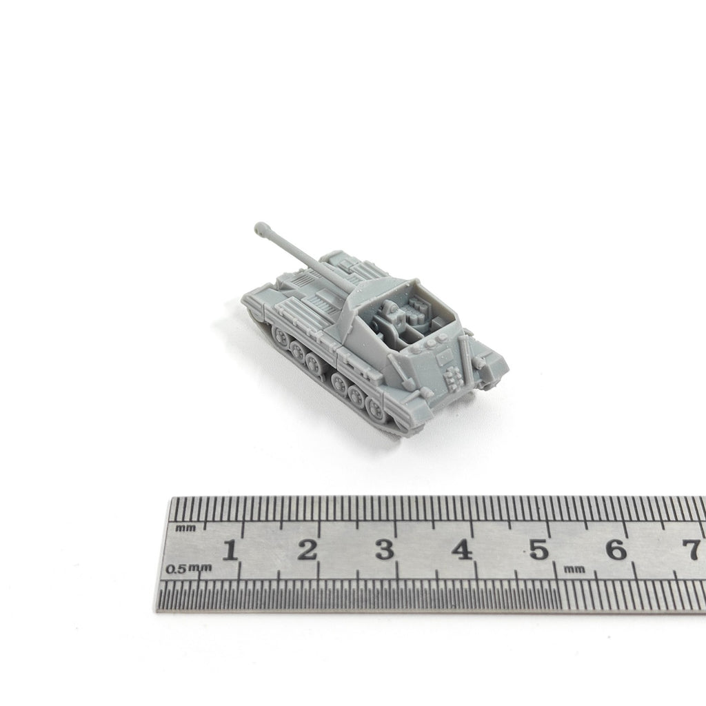 UK Self-Propelled Anti-Tank Gun,3D Printed,1/144 Scale Mini Tank Model,Resin