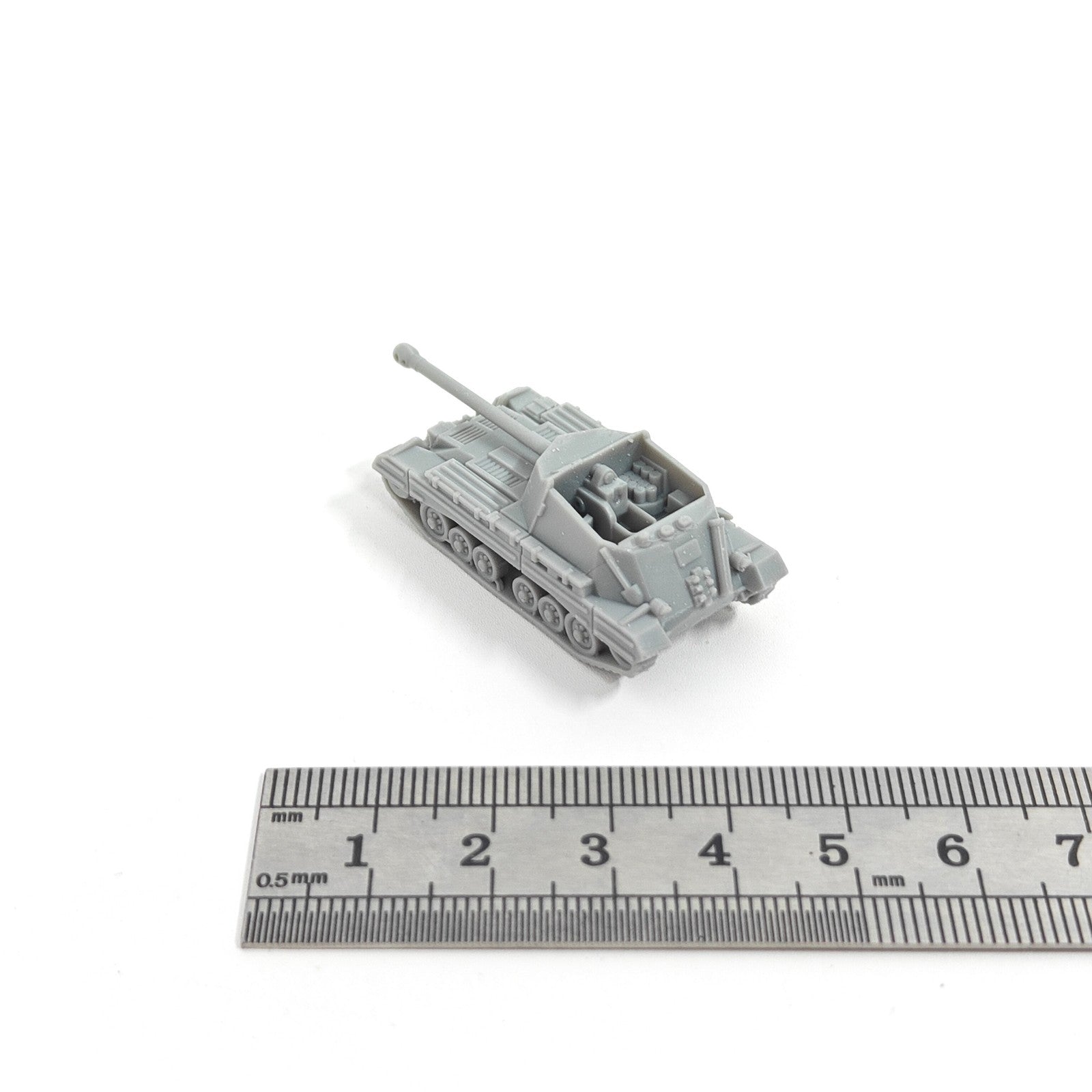 UK Self-Propelled Anti-Tank Gun,3D Printed,1/144 Scale Mini Tank Model,Resin