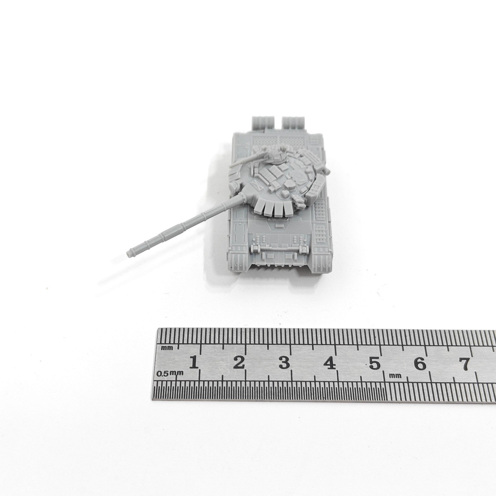 Soviet T-72BM Main Battle Tank,3D Printed,1/144 Scale Mini Tank Model,Resin