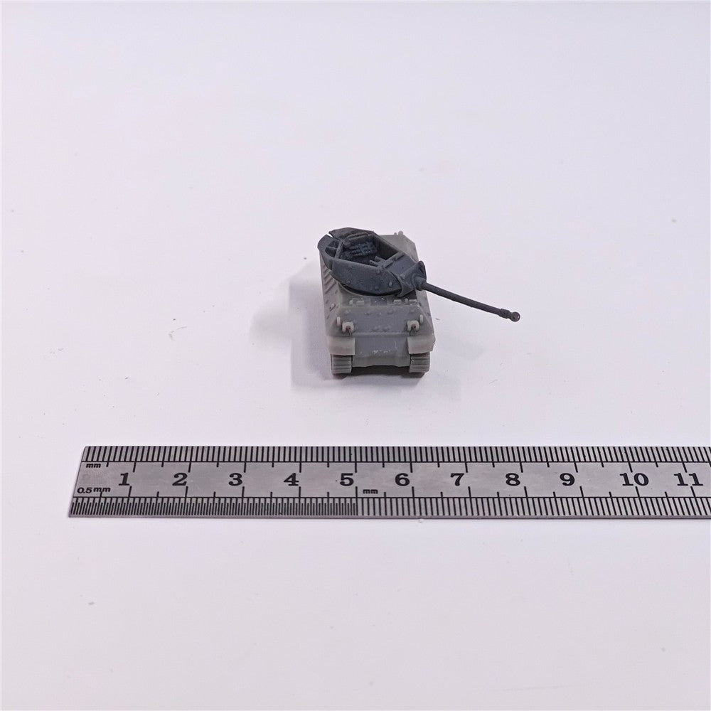 WWII UK Army M10 Tank Destroyer,3D Printed,1/144 Scale Mini Tank Model,Resin