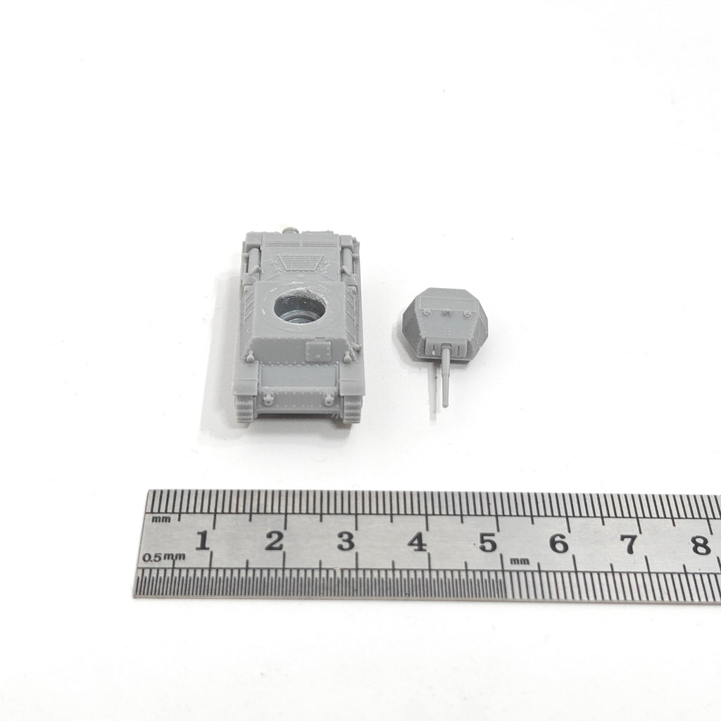WWII Italian P40 Tank,3D Printed,1/144 Scale Mini Tank Model,Resin