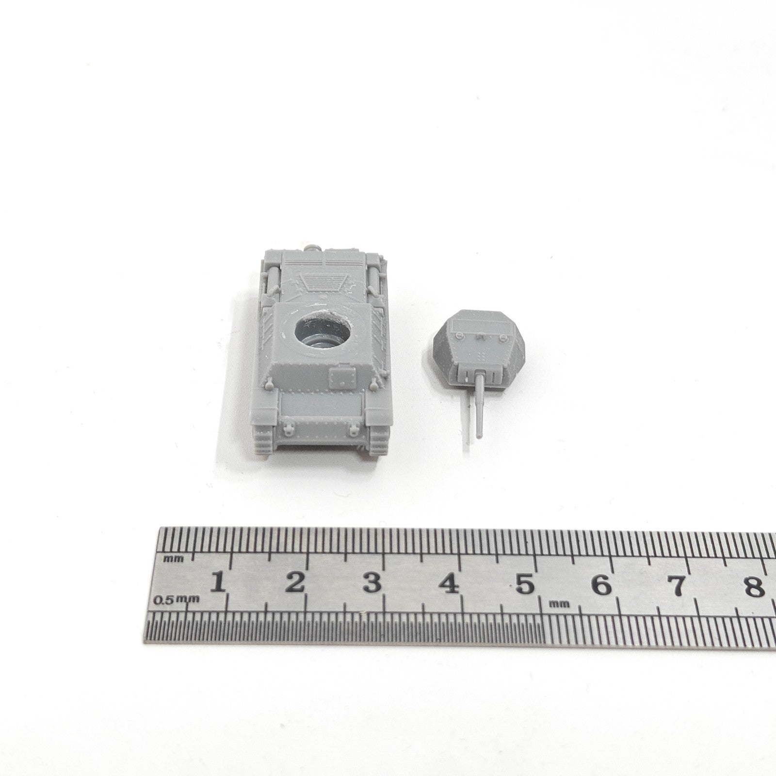 WWII Italian P40 Tank,3D Printed,1/144 Scale Mini Tank Model,Resin