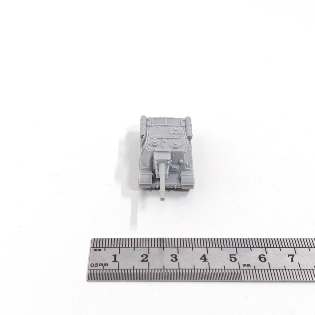 Soviet ISU-152 Tank Destroyer,3D Printed,1/144 Scale Mini Tank Model,Resin