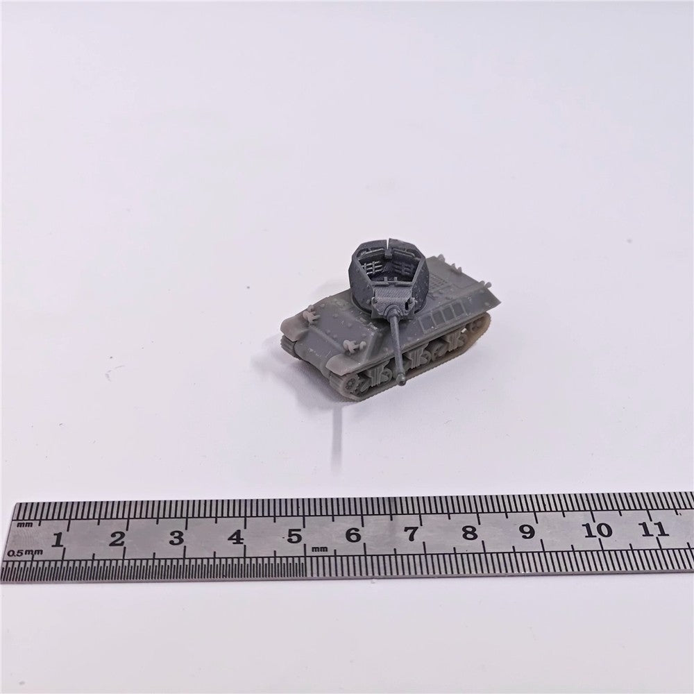 WWII UK Army M10 Tank Destroyer,3D Printed,1/144 Scale Mini Tank Model,Resin