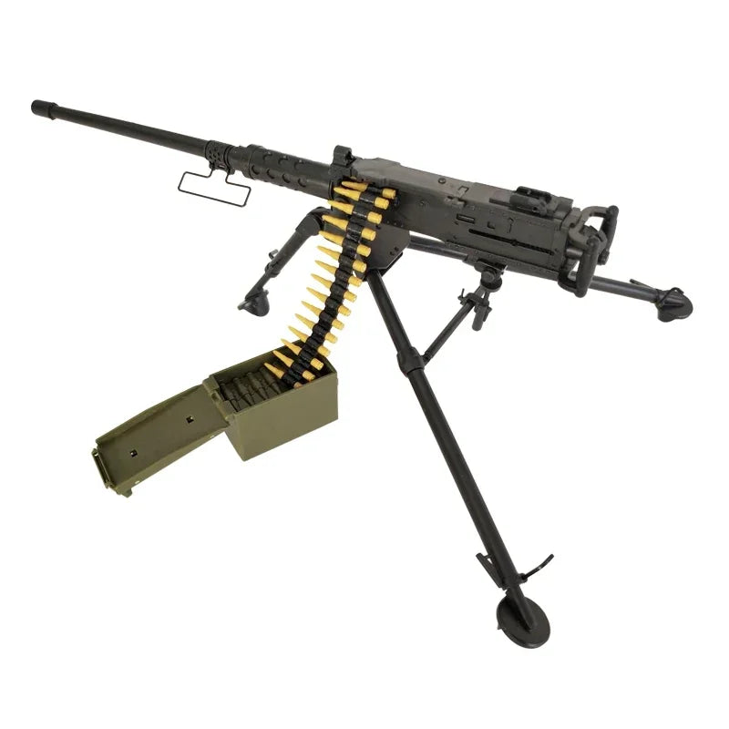 1/6 4D M2 Browning Machine Gun Model Simulation Military Weapon US Army Assembly Toy for Action Figure